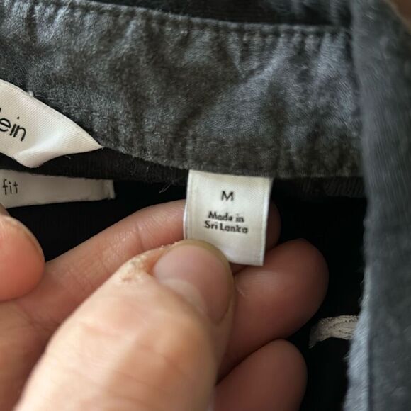 Calvin Klein Men's Black/White Striped Slim Fit Polo Shirt, Black , M. - Picture 6 of 9